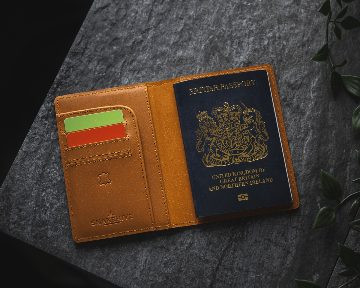 Snakehive Accessories Vintage Leather Passport Holder Vintage Leather Passport Holder | Leather Accessories