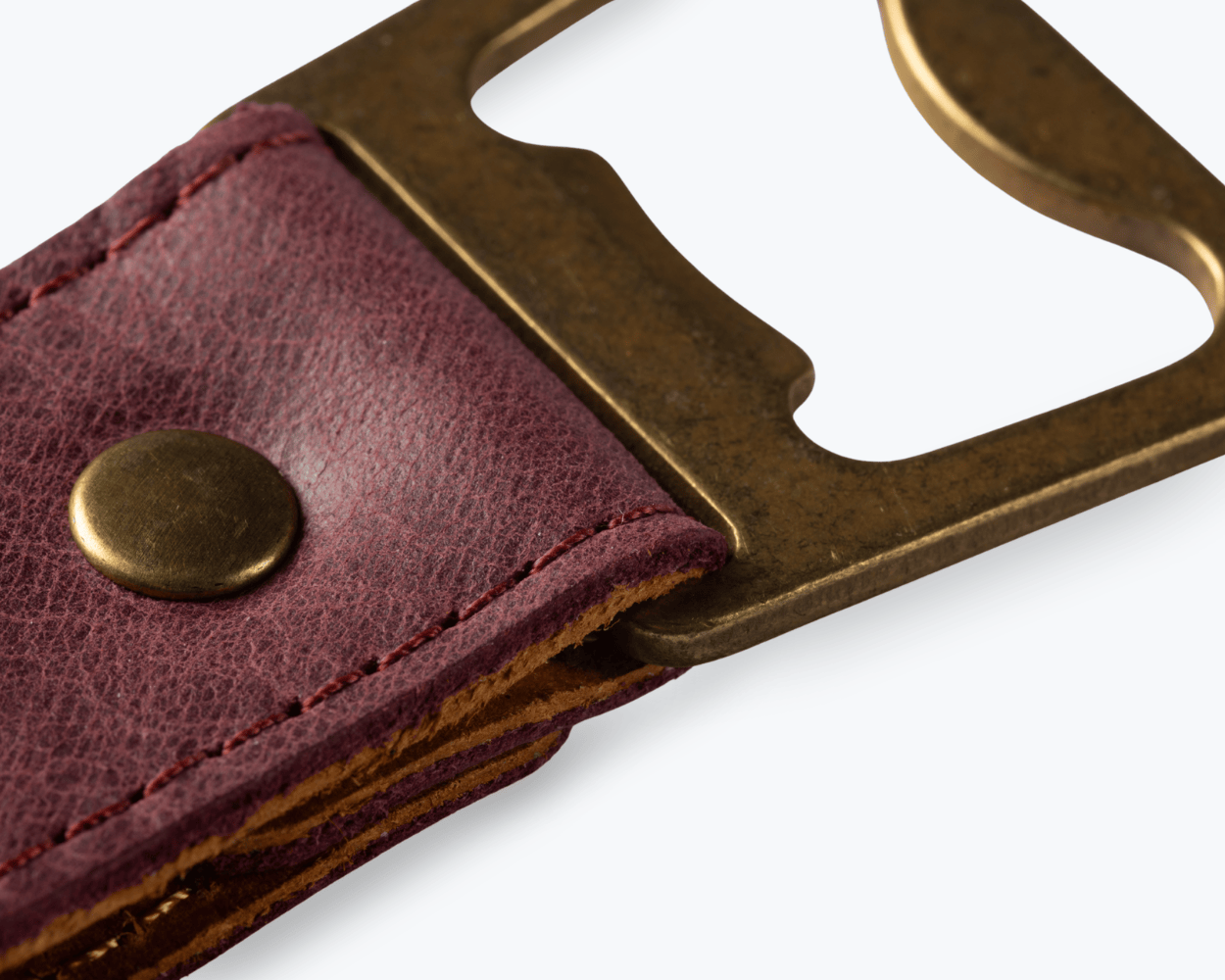 Snakehive Accessories Leather Bottle Opener Vintage Leather Bottle Opener | Leather Accessories