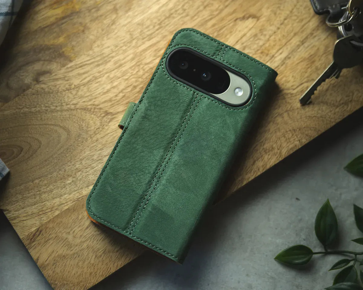 Snakehive Vintage Wallet Google Pixel 11 - Vintage Leather Wallet Phone Case Vintage Leather Wallet Case for Google Pixel 11