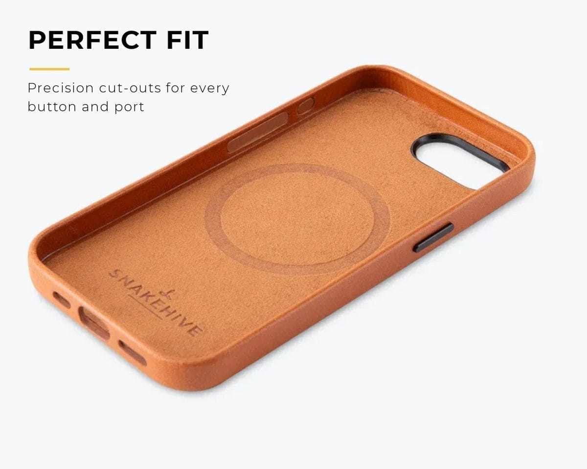 Snakehive Metro Bumper Case Apple iPhone 17e / 16e - Metro Slim Leather Phone Case Metro Slim Leather Phone Case for Apple iPhone 17e / 16e