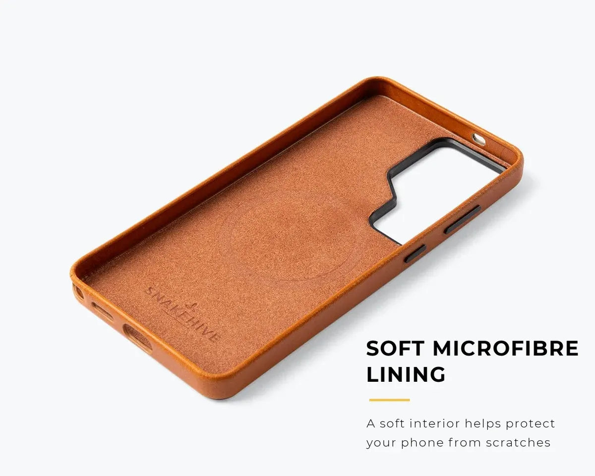 Snakehive Metro Bumper Case Samsung Galaxy S26 Ultra - Metro Slim Leather Phone Case Metro Slim Leather Phone Case for Samsung Galaxy S26 Ultra
