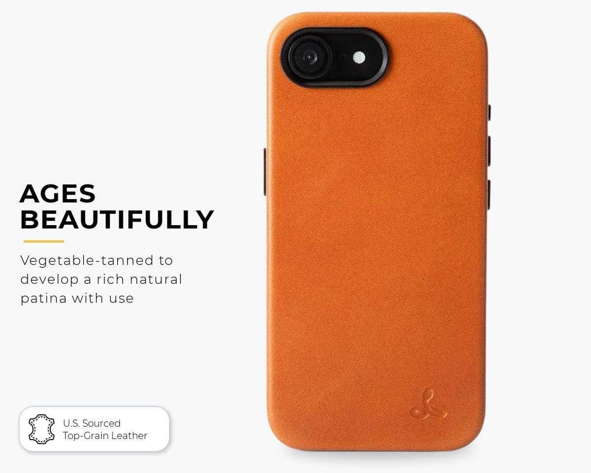 Snakehive Metro Bumper Case Apple iPhone 17e / 16e - Metro Slim Leather Phone Case Metro Slim Leather Phone Case for Apple iPhone 17e / 16e