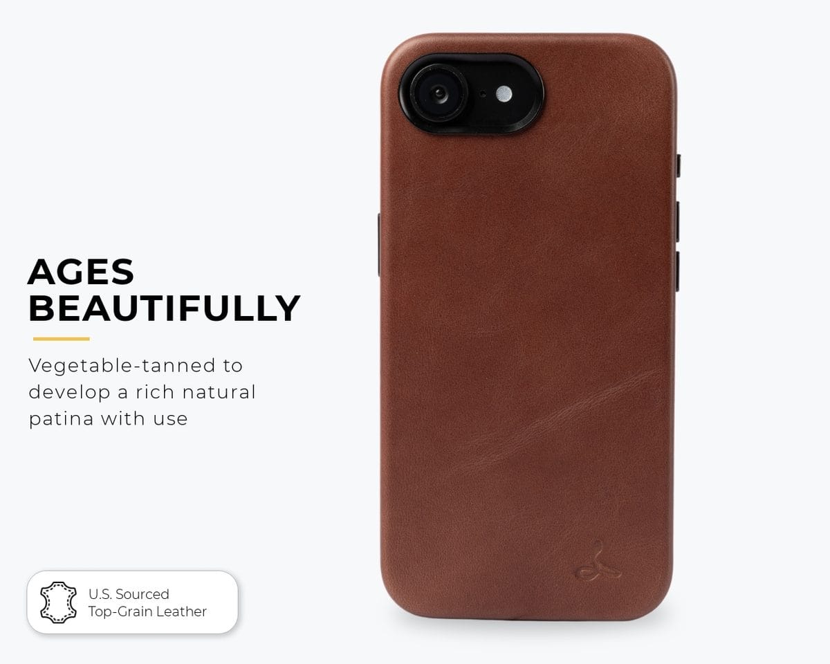 Snakehive Metro Bumper Case Apple iPhone 17e / 16e - Metro Slim Leather Phone Case Metro Slim Leather Phone Case for Apple iPhone 17e / 16e