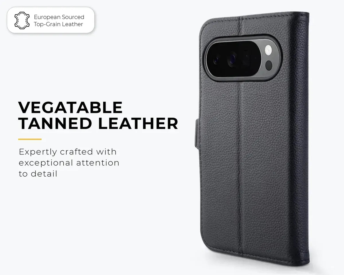 Snakehive Metro Wallet Google Pixel 11 Pro - Metro Leather Wallet Phone Case Metro Leather Wallet Case for Google Pixel 11 Pro