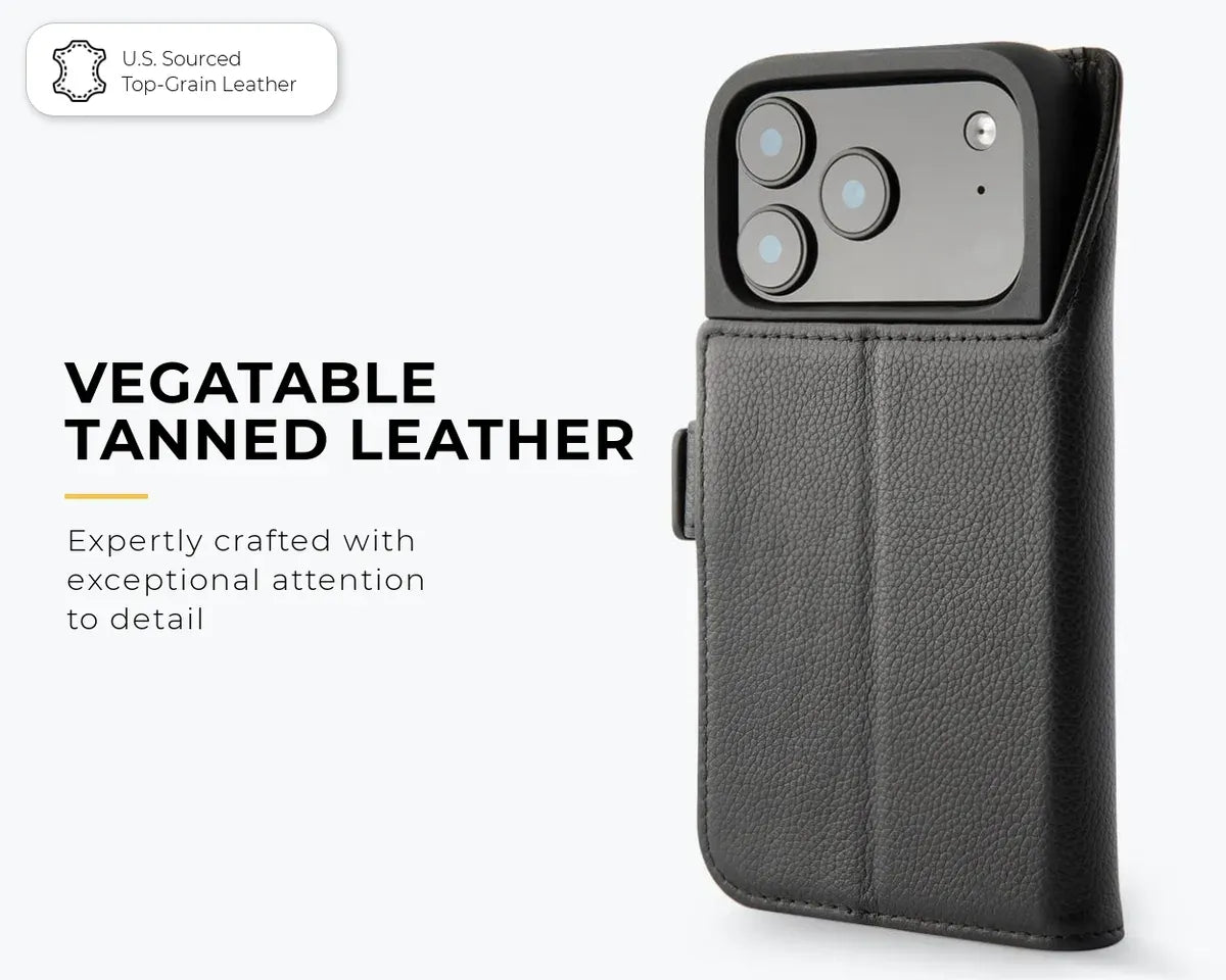 Snakehive Metro Wallet Apple iPhone 18 Pro - Metro Leather Wallet Phone Case Metro Leather Wallet Phone Case for iPhone 18 Pro