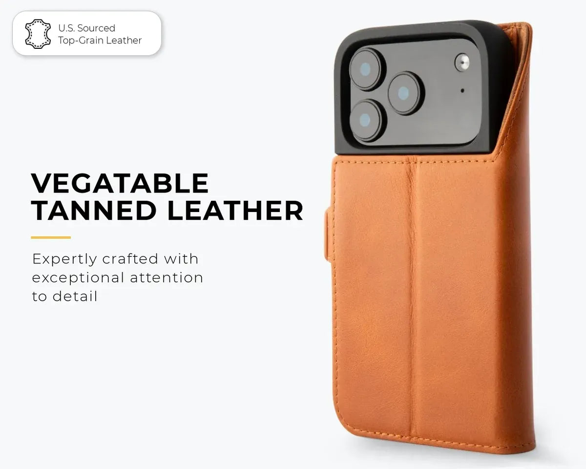Snakehive Metro Wallet Apple iPhone 18 Pro - Metro Leather Wallet Phone Case Metro Leather Wallet Phone Case for iPhone 18 Pro