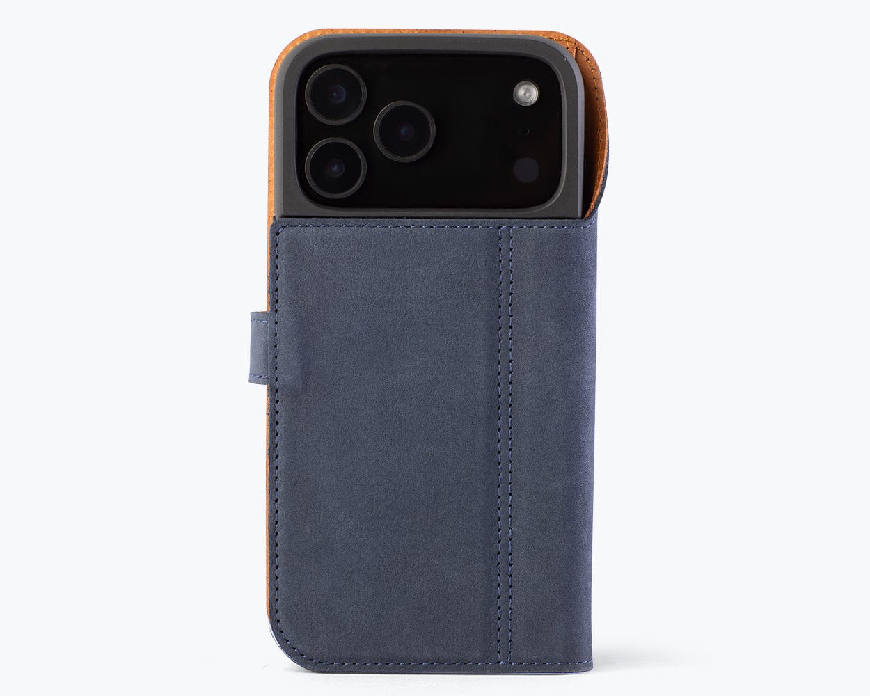 Apple iPhone 17 Pro Max - Vintage Leather Wallet Phone Case