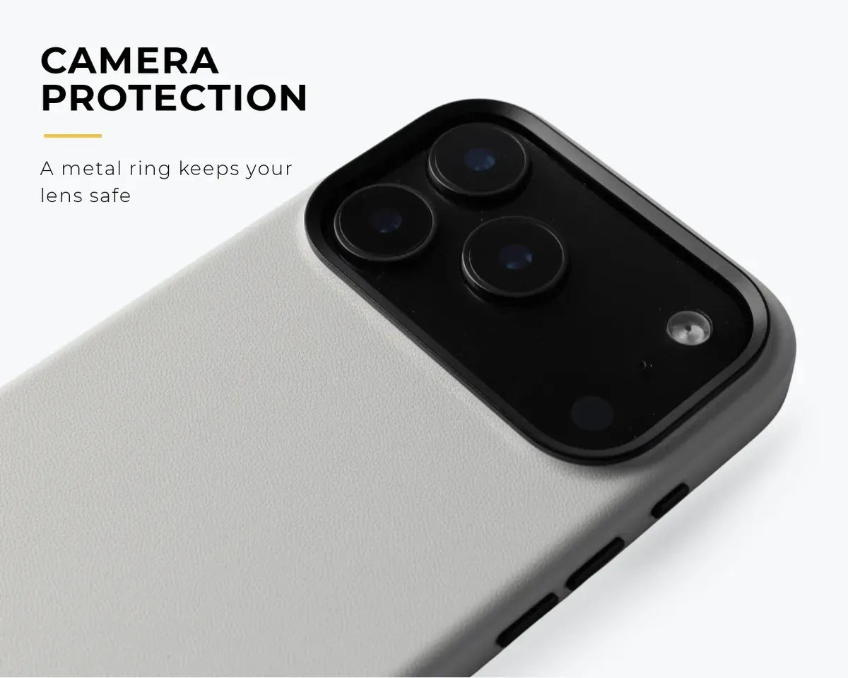 Snakehive Metro Bumper Case Apple iPhone 18 Pro - Vegan Slim Phone Case Metro Slim Leather Phone Case for Apple iPhone 18 Pro