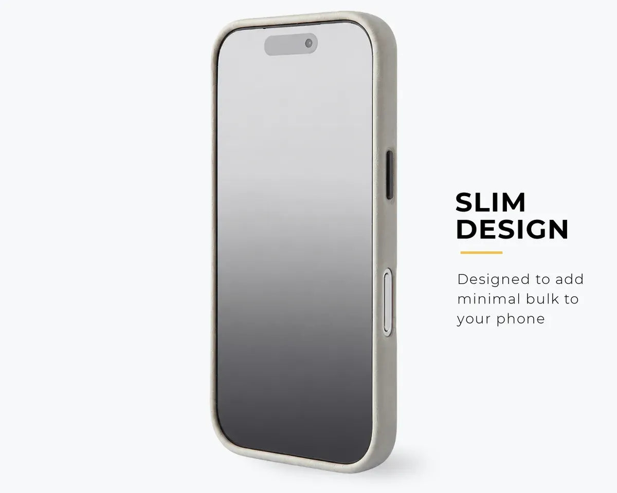 Snakehive Metro Bumper Case Apple iPhone 17 Pro - Vegan Slim Phone Case Metro Slim Leather Phone Case for Apple iPhone 17 Pro