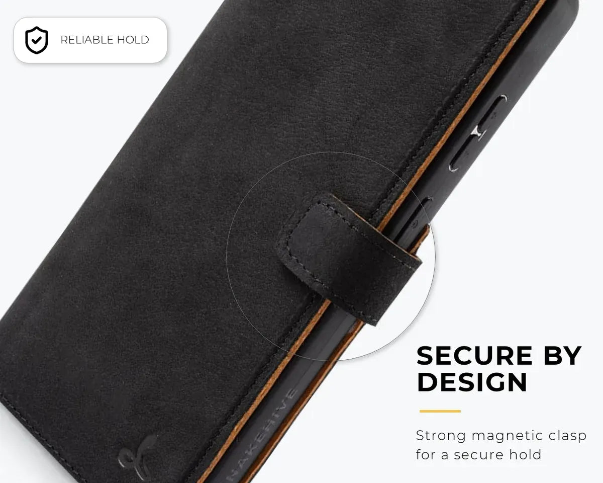 Snakehive Vintage Wallet Samsung Galaxy S26 Ultra - Vintage Leather Wallet Phone Case Vintage Leather Wallet Case for Samsung Galaxy S26 Ultra
