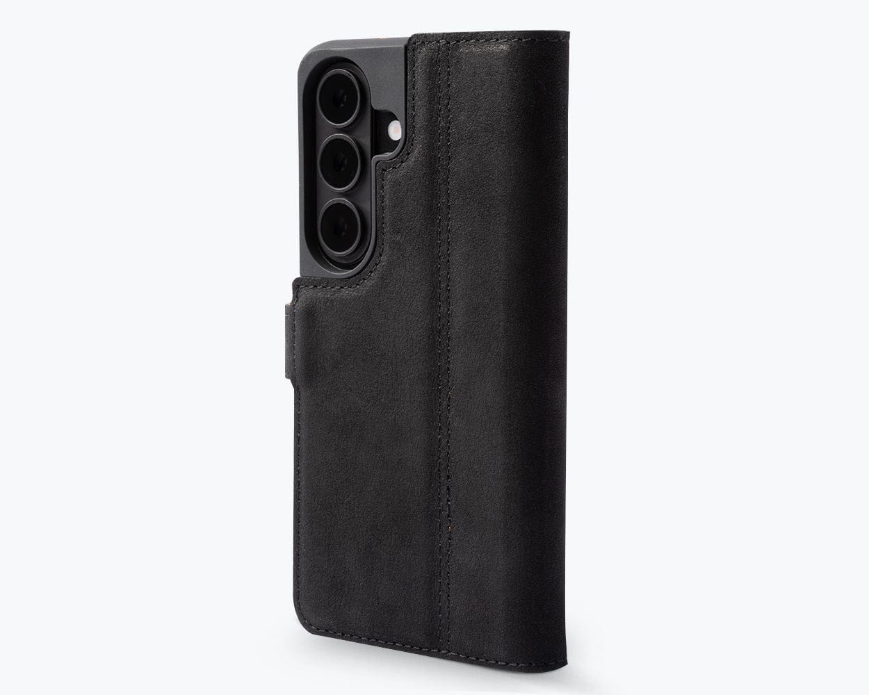 Samsung Galaxy S26 - Vintage Leather Wallet Phone Case