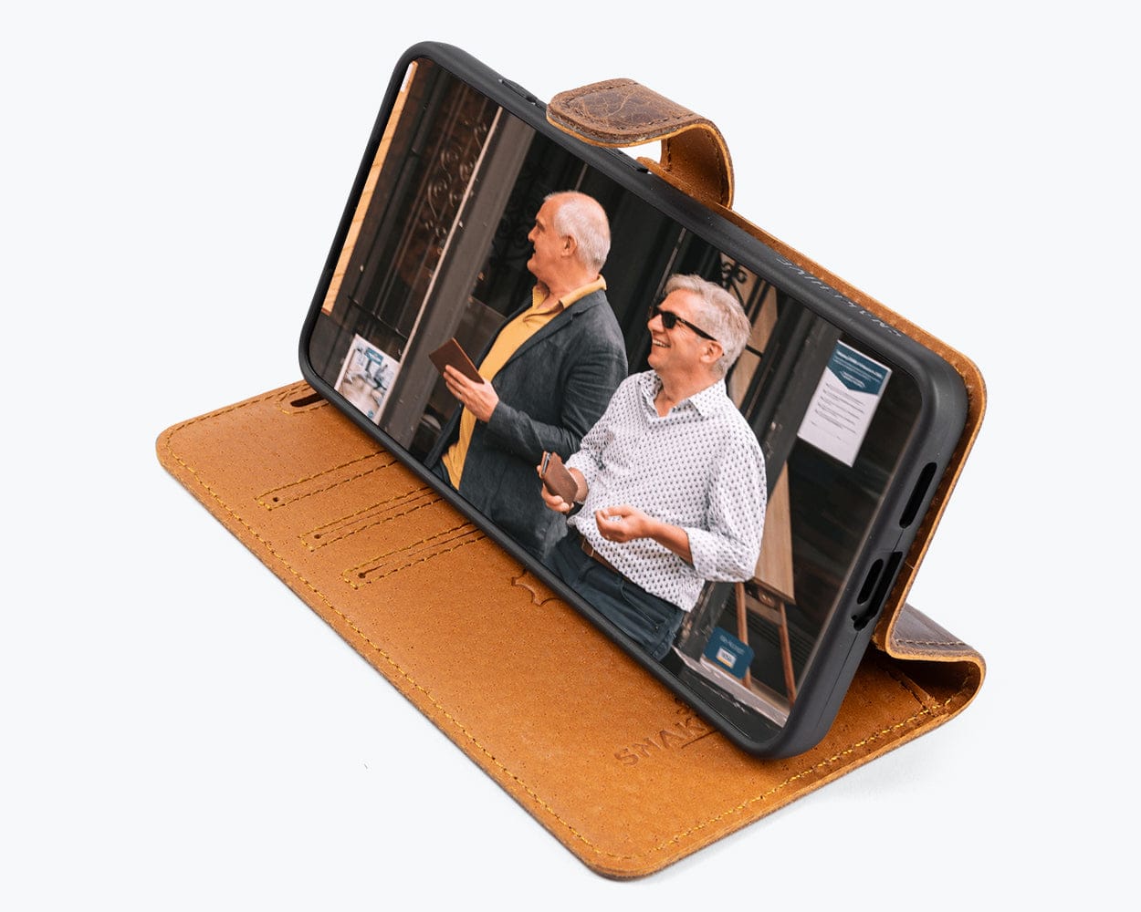 Samsung Galaxy S26 - Vintage Leather Wallet Phone Case