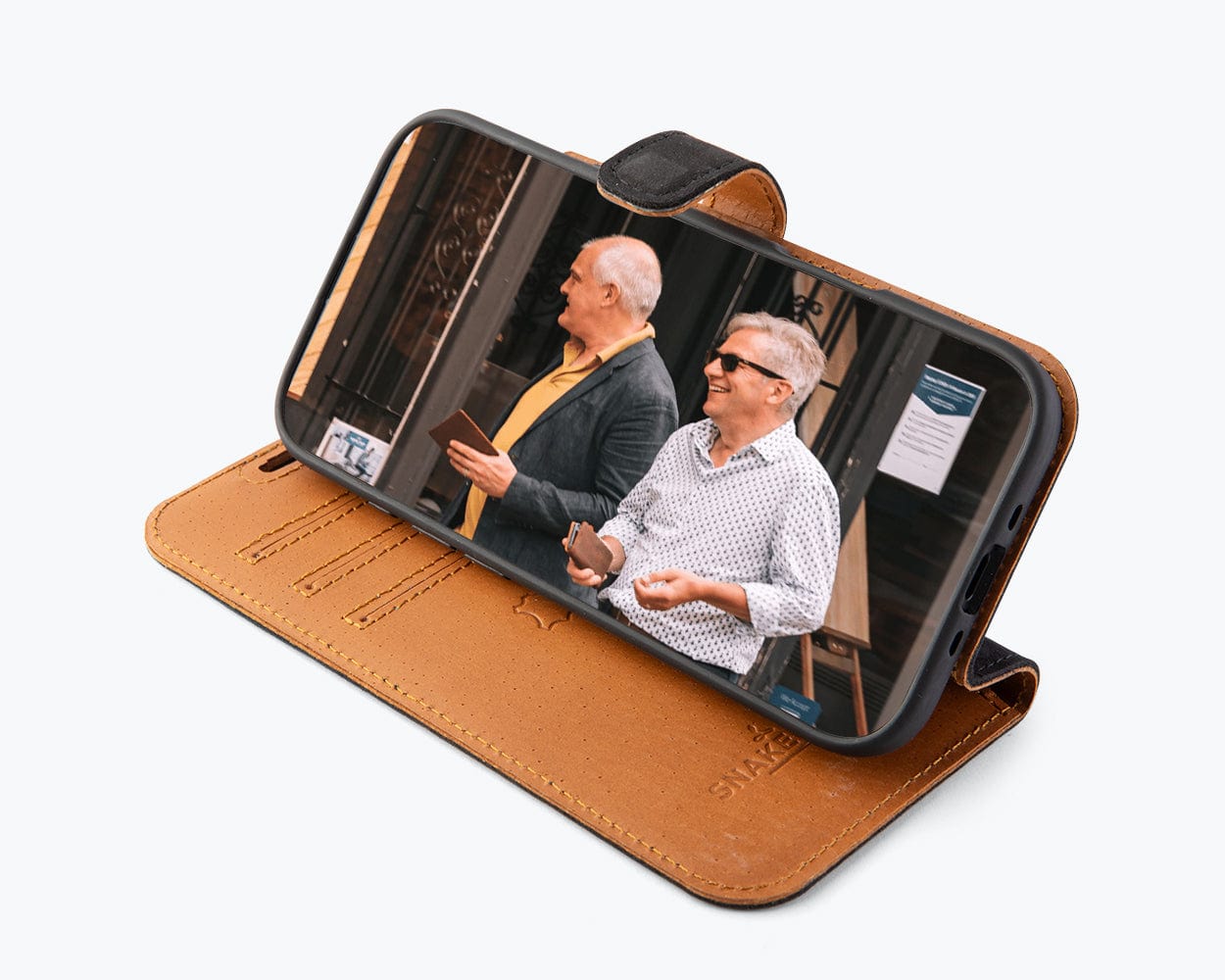 Apple iPhone Air - Vintage Leather Wallet Phone Case