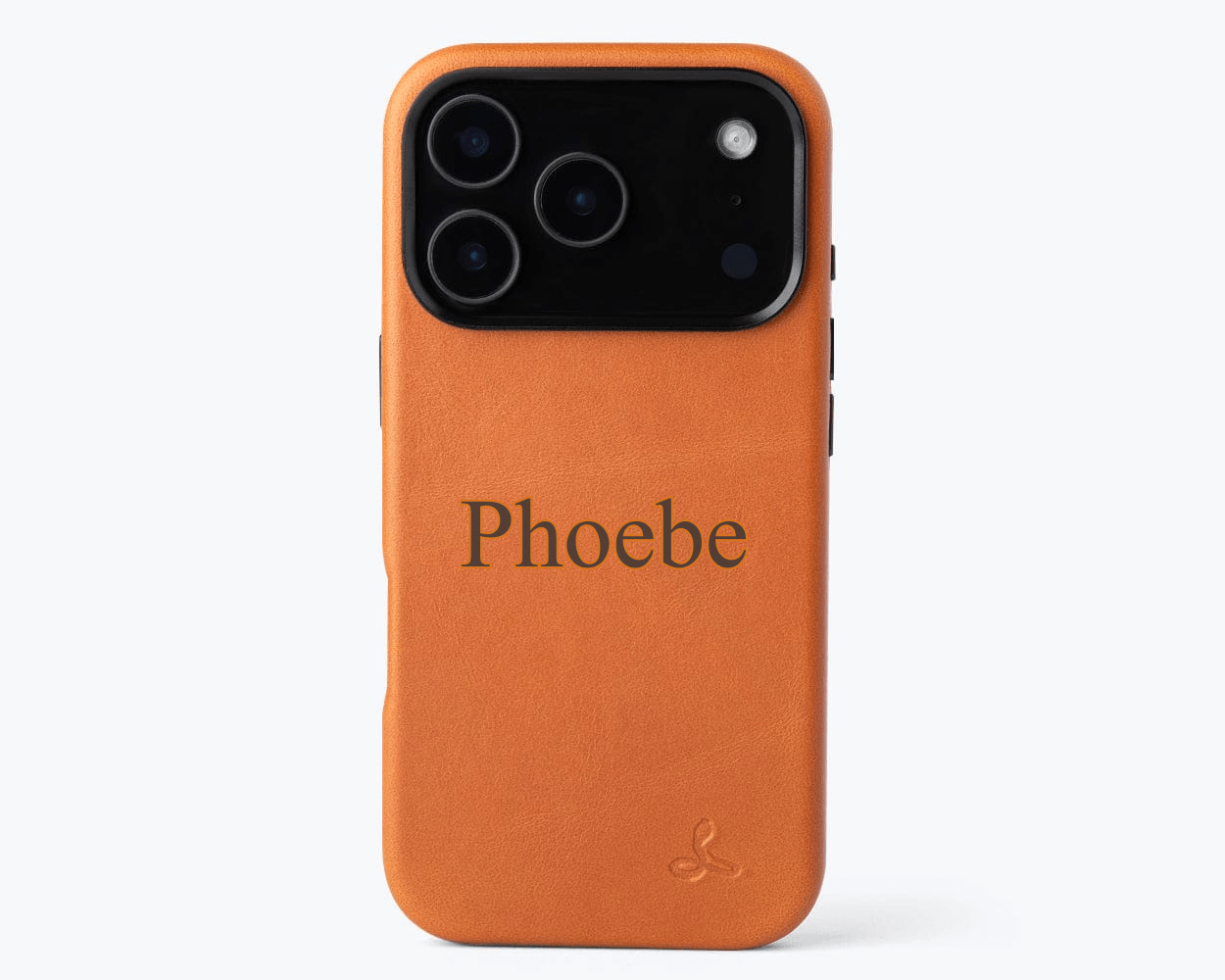 Personalised Slim Leather iPhone Case