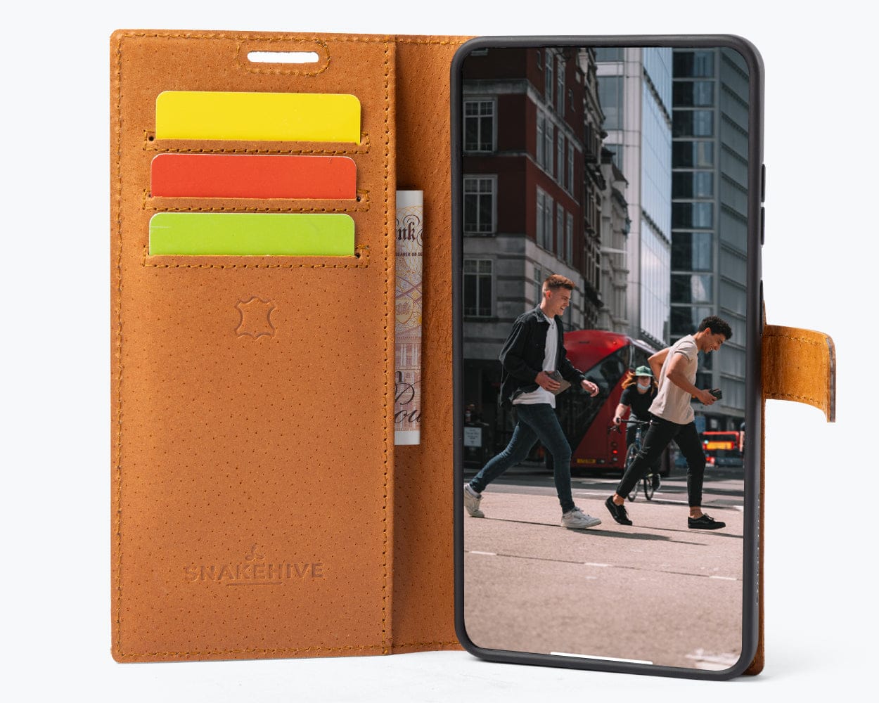 Samsung Galaxy S26 Ultra - Vintage Leather Wallet Phone Case