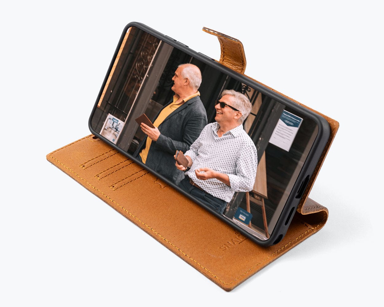 Samsung Galaxy S26 Ultra - Vintage Leather Wallet Phone Case