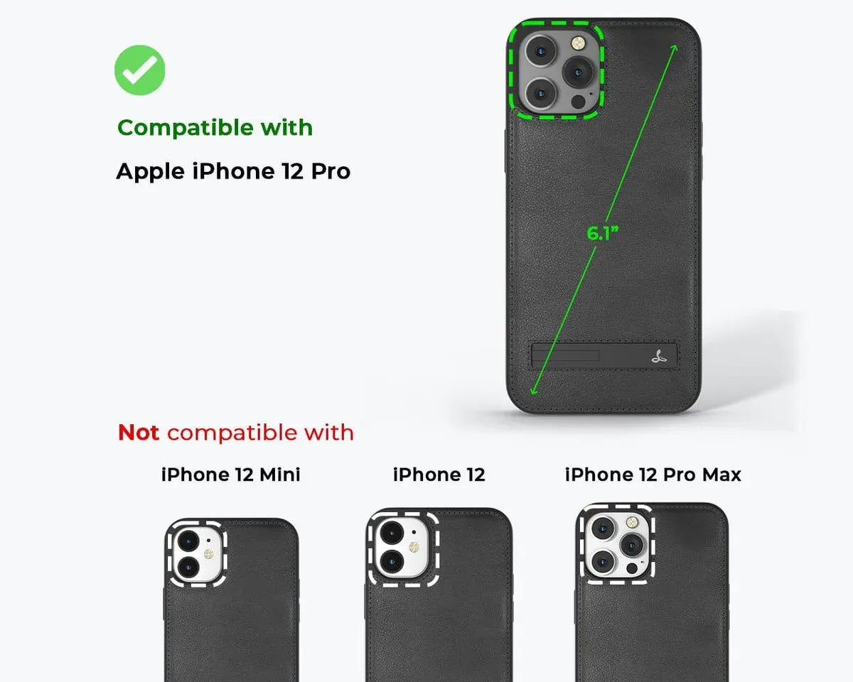 Snakehive UK Metro Case Apple iPhone 12 Pro - Metro Leather Phone Case Metro Leather Phone Case for Apple iPhone 12 Pro