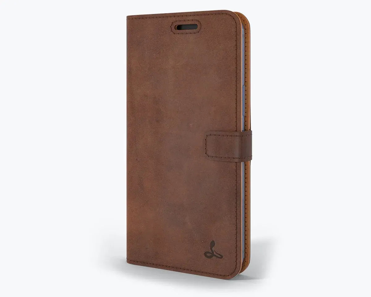 Snakehive UK Vintage Wallet Apple iPhone 12 Pro - Vintage Leather Wallet Phone Case Vintage Leather Wallet Case for Apple iPhone 12 Pro