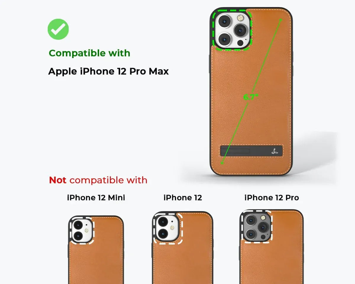 Snakehive UK Metro Case Apple iPhone 12 Pro Max - Metro Leather Phone Case Metro Leather Phone Case for Apple iPhone 12 Pro Max