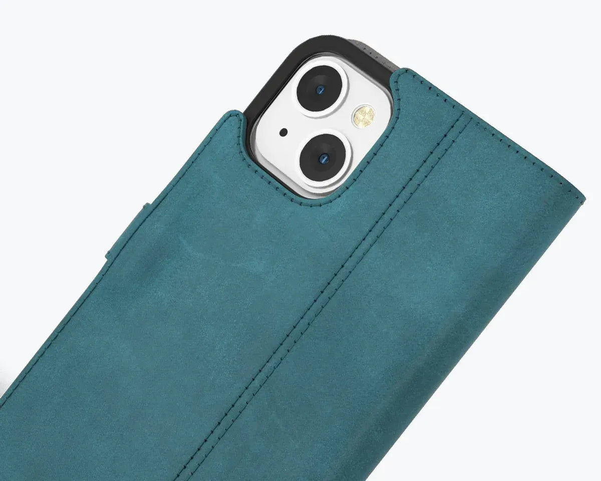 Snakehive UK Vintage Wallet Apple iPhone 13 - Vintage Leather Wallet Phone Case Vintage Leather Wallet Case for Apple iPhone 3
