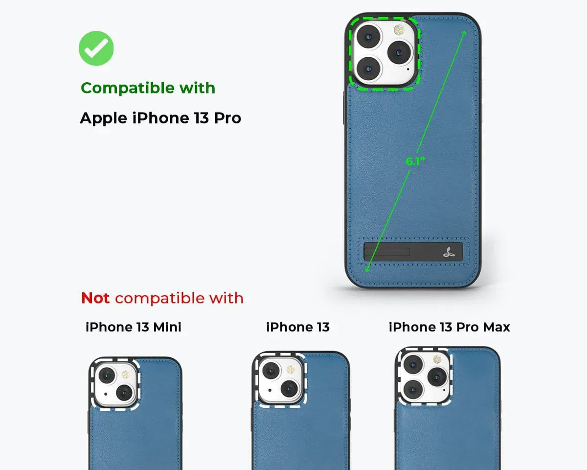 Snakehive UK Metro Case Apple iPhone 13 Pro - Metro Leather Phone Case Metro Leather Phone Case for Apple iPhone 13 Pro