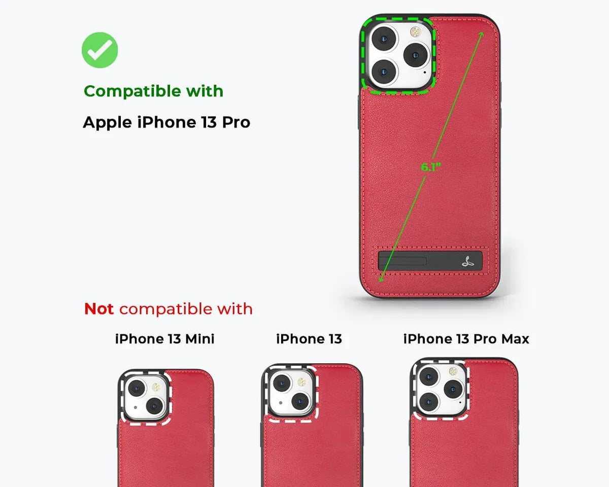 Snakehive UK Metro Case Apple iPhone 13 Pro - Metro Leather Phone Case Metro Leather Phone Case for Apple iPhone 13 Pro