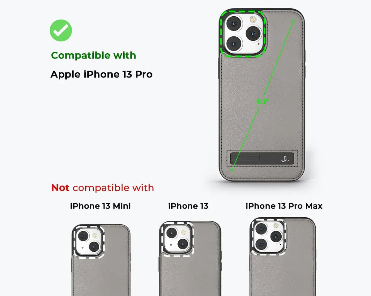 Snakehive UK Metro Case Apple iPhone 13 Pro - Metro Leather Phone Case Metro Leather Phone Case for Apple iPhone 13 Pro