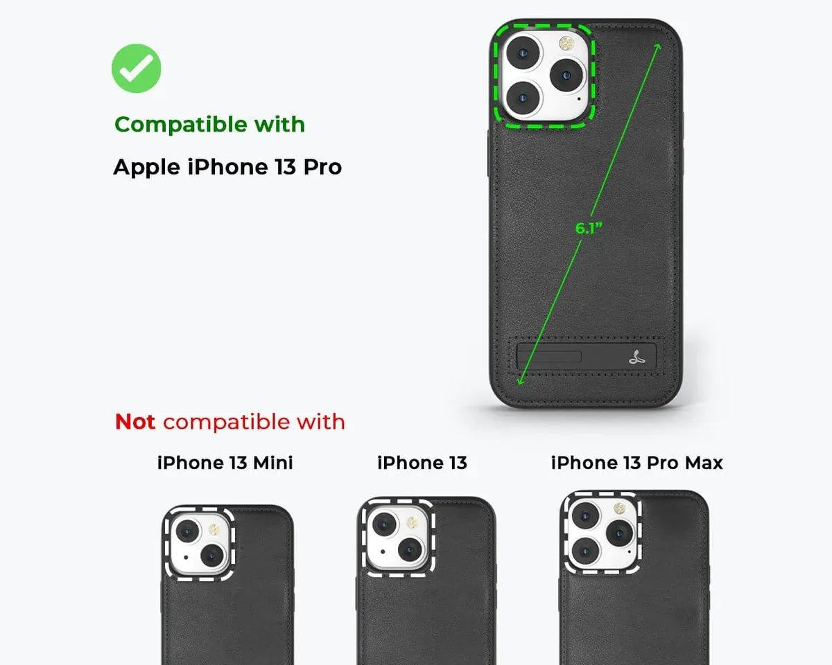 Snakehive UK Metro Case Apple iPhone 13 Pro - Metro Leather Phone Case Metro Leather Phone Case for Apple iPhone 13 Pro