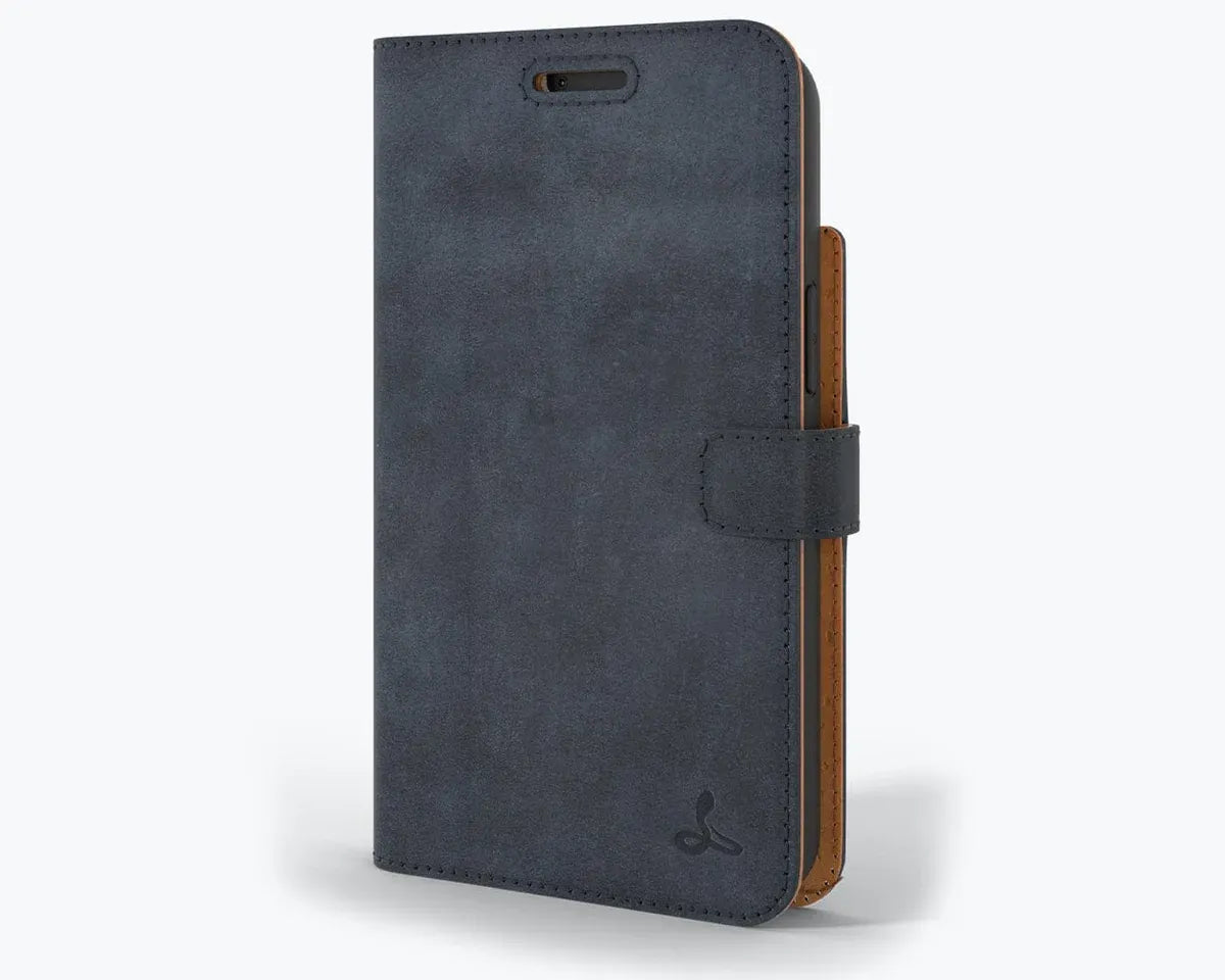 Snakehive UK Vintage Wallet Apple iPhone 13 Pro Max - Vintage Leather Wallet Phone Case Vintage Leather Wallet Case for Apple iPhone 13 Pro Max