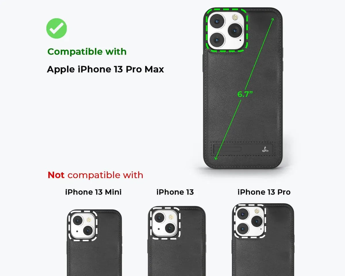 Snakehive UK Metro Case Apple iPhone 13 Pro Max - Metro Leather Phone Case Metro Leather Phone Case for Apple iPhone 13 Pro Max