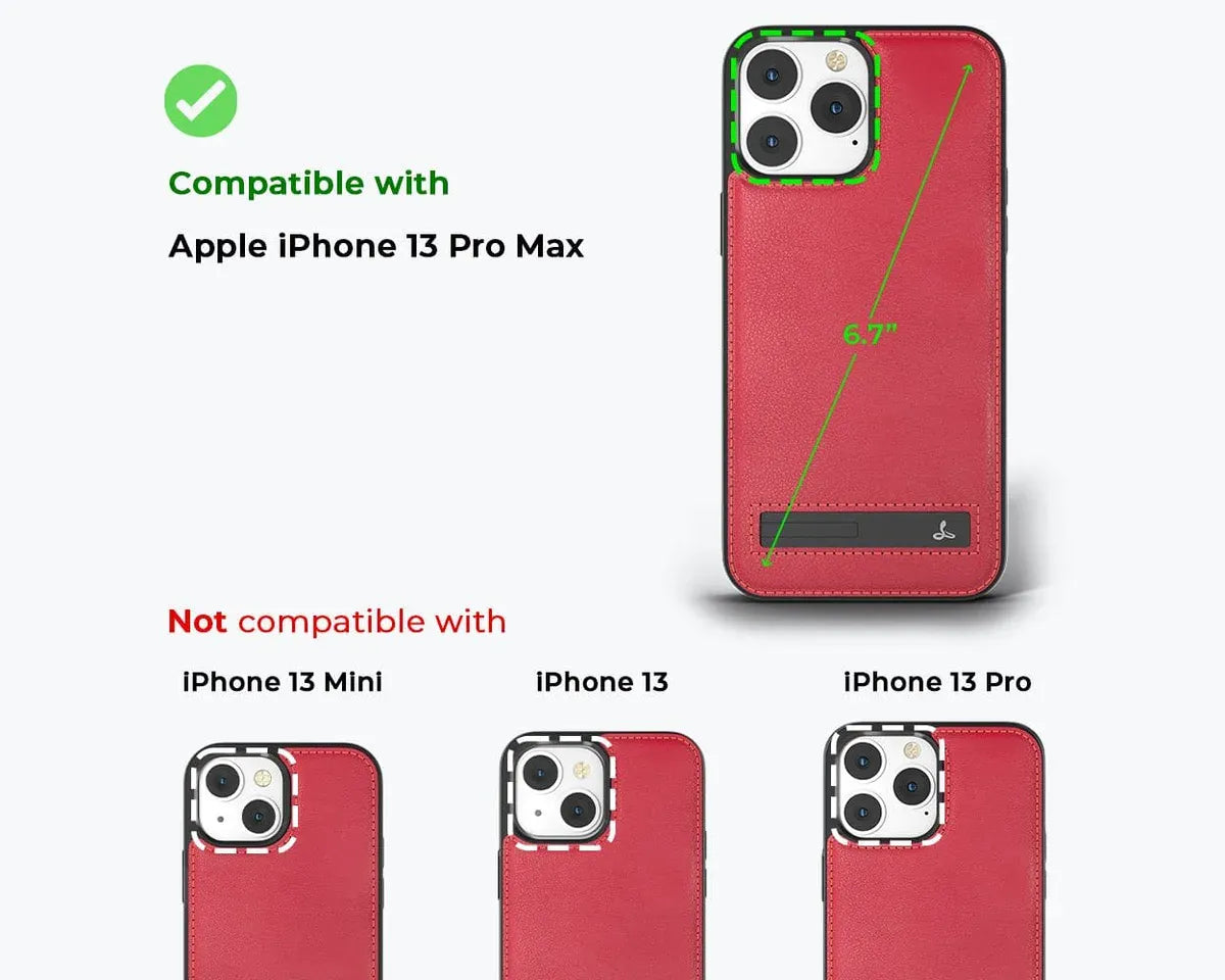 Snakehive UK Metro Case Apple iPhone 13 Pro Max - Metro Leather Phone Case Metro Leather Phone Case for Apple iPhone 13 Pro Max