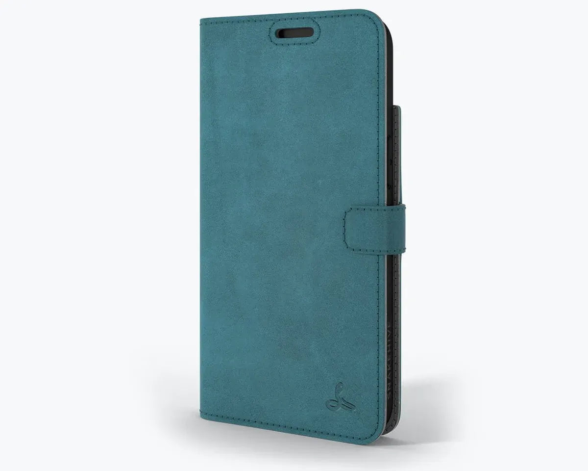 Snakehive UK Vintage Wallet Apple iPhone 14 - Vintage Leather Wallet Phone Case Vintage Leather Wallet Case for Apple iPhone 14