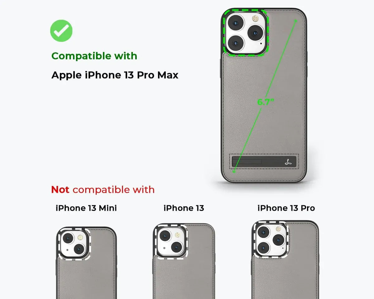 Snakehive UK Metro Case Apple iPhone 13 Pro Max - Metro Leather Phone Case Metro Leather Phone Case for Apple iPhone 13 Pro Max