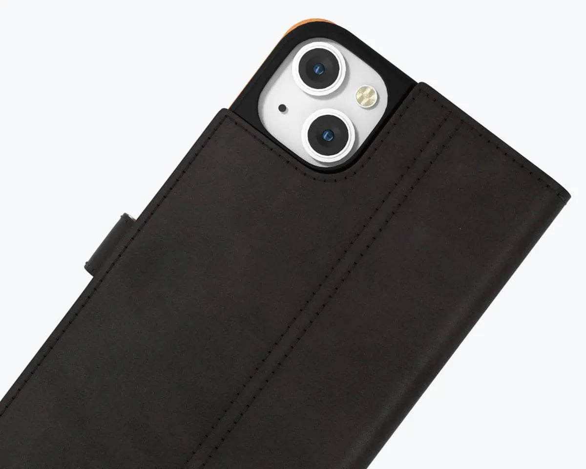 Snakehive UK Vintage Wallet Apple iPhone 14 - Vintage Leather Wallet Phone Case Vintage Leather Wallet Case for Apple iPhone 14