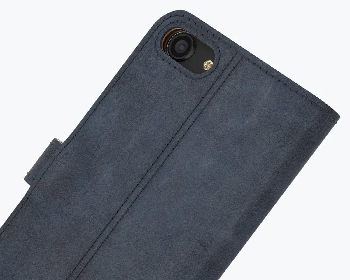 Snakehive UK Vintage Wallet Apple iPhone SE (2020) / SE (2022) - Vintage Leather Wallet Phone Case Vintage Leather Wallet Case for Apple iPhone SE
