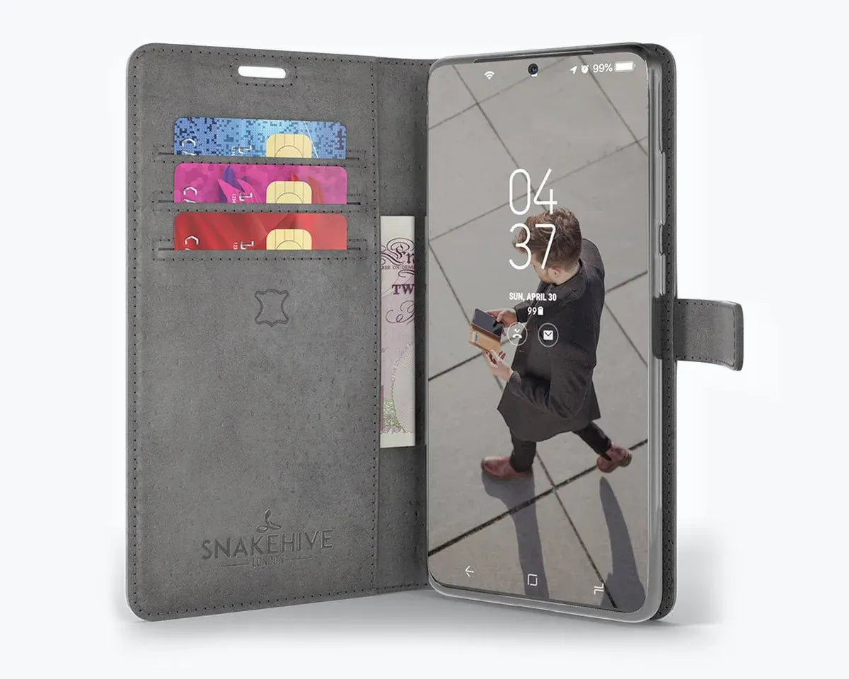 Snakehive UK Vintage Wallet Samsung Galaxy S20 Ultra - Vintage Leather Wallet Phone Case Vintage Leather Wallet Case for Samsung Galaxy S20 Ultra