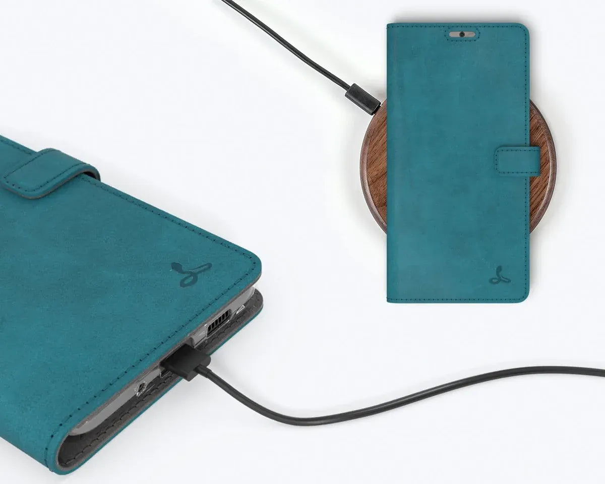 Snakehive UK Vintage Wallet Samsung Galaxy S21 Plus - Vintage Leather Wallet Phone Case Vintage Leather Wallet Case for Samsung Galaxy S21 Plus