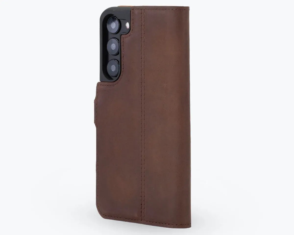 Snakehive UK Vintage Wallet Samsung Galaxy S23 Plus - Vintage Leather Wallet Phone Case Vintage Leather Wallet Case for Samsung Galaxy S23 Plus