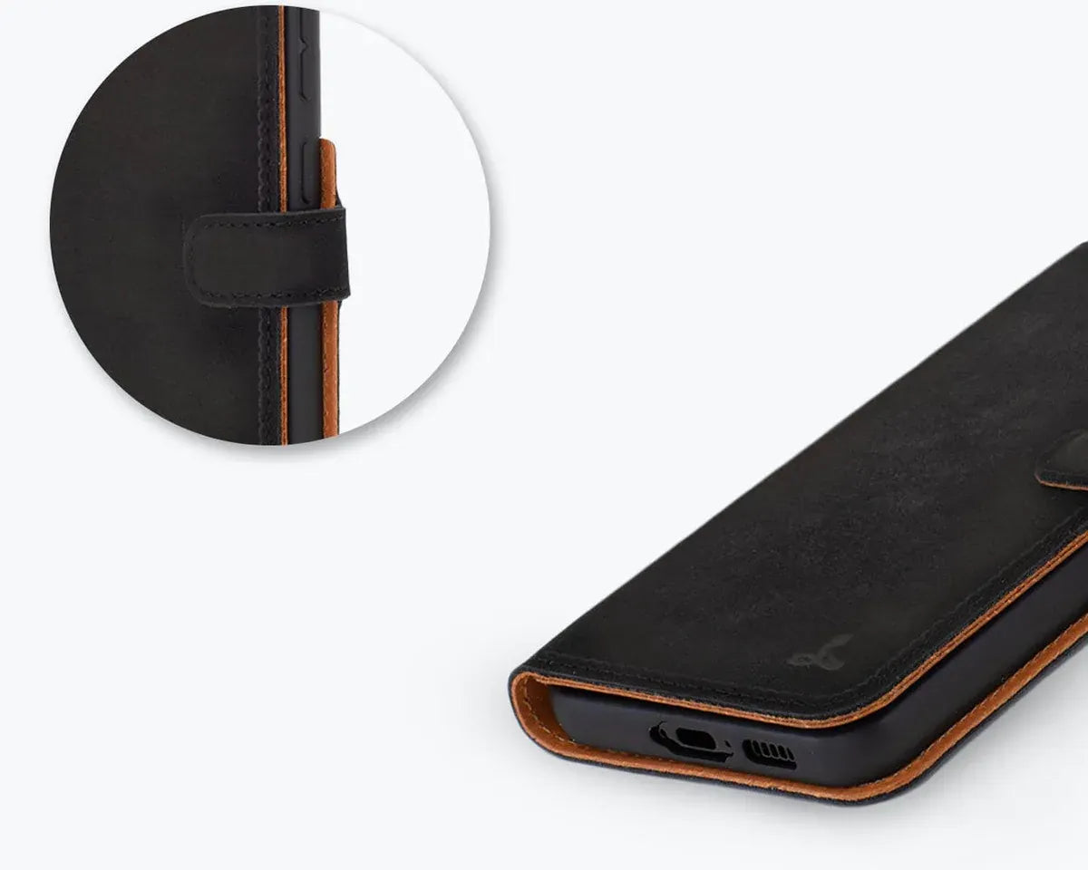 Snakehive UK Vintage Wallet Samsung Galaxy S23 Plus - Vintage Leather Wallet Phone Case Vintage Leather Wallet Case for Samsung Galaxy S23 Plus