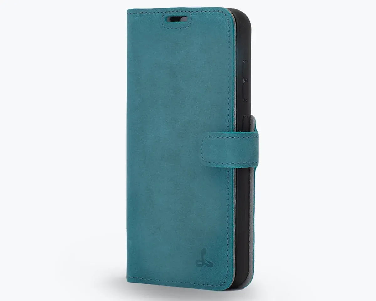 Snakehive UK Vintage Wallet Samsung Galaxy S23 - Vintage Leather Wallet Phone Case Vintage Leather Wallet Case for Samsung Galaxy S23