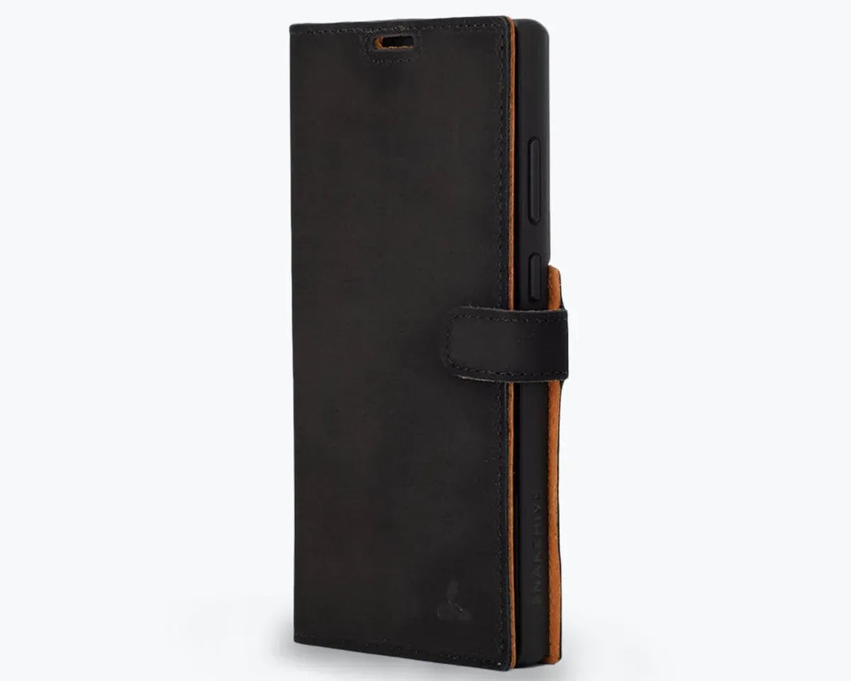Snakehive UK Vintage Wallet Samsung Galaxy S23 Ultra - Vintage Leather Wallet Phone Case Vintage Leather Wallet Case for Samsung Galaxy S23 Ultra