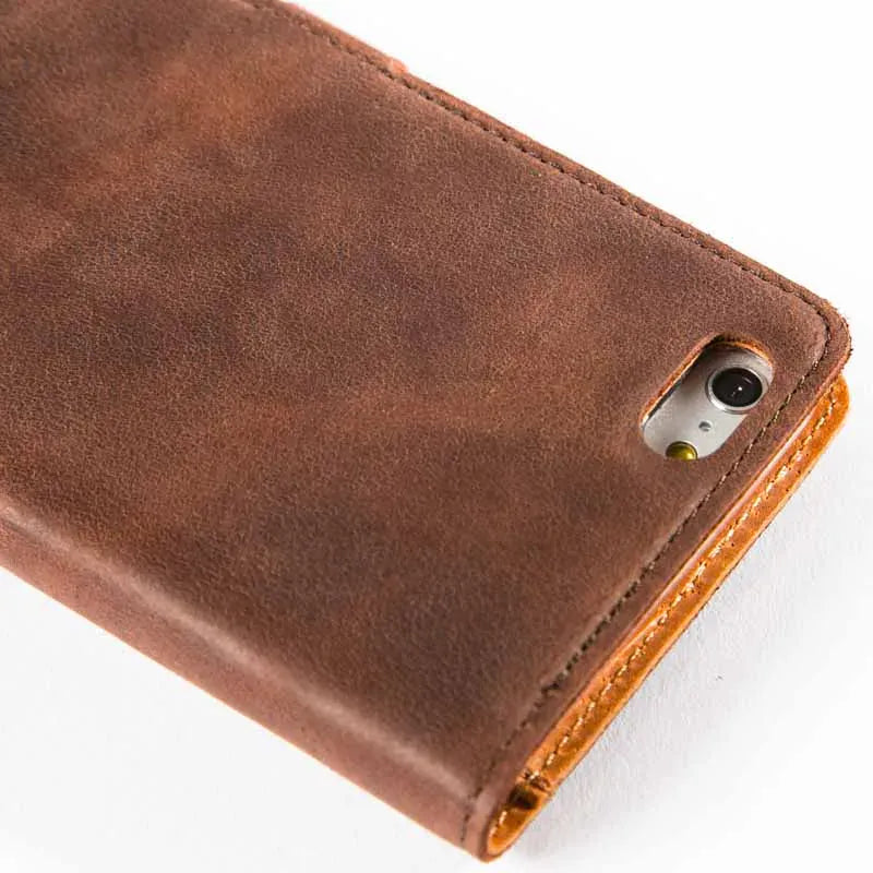 Snakehive Vintage Wallet Apple iPhone 6/6S Plus - Vintage Leather Wallet Phone Case Apple iPhone 6/6S Plus - Vintage Leather Wallet Phone Case