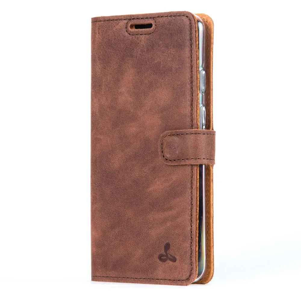 Snakehive Vintage Wallet Google Pixel 3 - Vintage Leather Wallet Phone Case Vintage Leather Wallet Case for Google Pixel 3