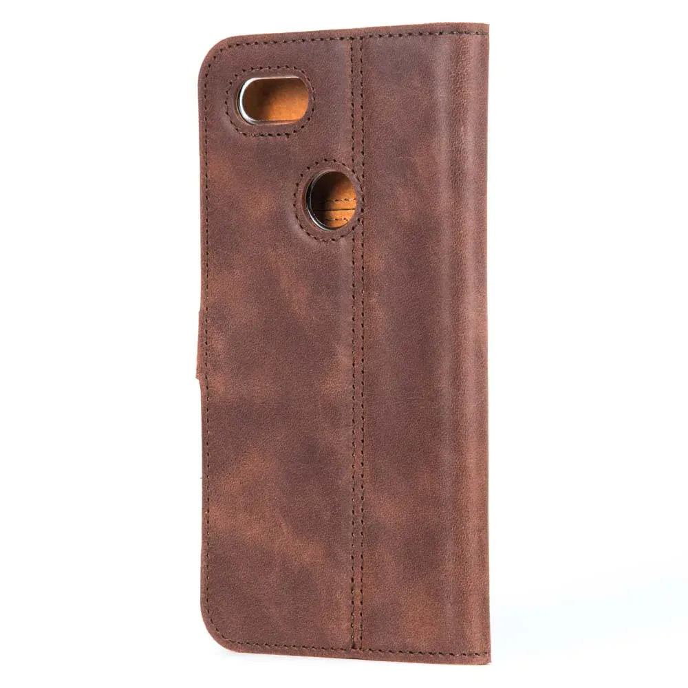 Snakehive Vintage Wallet Google Pixel 3 XL - Vintage Leather Wallet Phone Case Vintage Leather Wallet Case for Google Pixel 3 XL