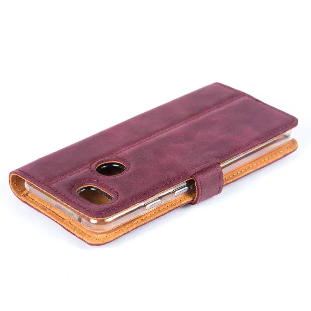 Snakehive Vintage Wallet Google Pixel 3 - Vintage Leather Wallet Phone Case Vintage Leather Wallet Case for Google Pixel 3
