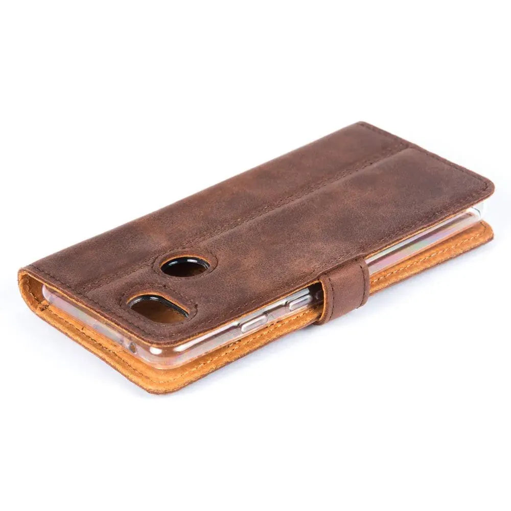 Snakehive Vintage Wallet Google Pixel 3 - Vintage Leather Wallet Phone Case Vintage Leather Wallet Case for Google Pixel 3