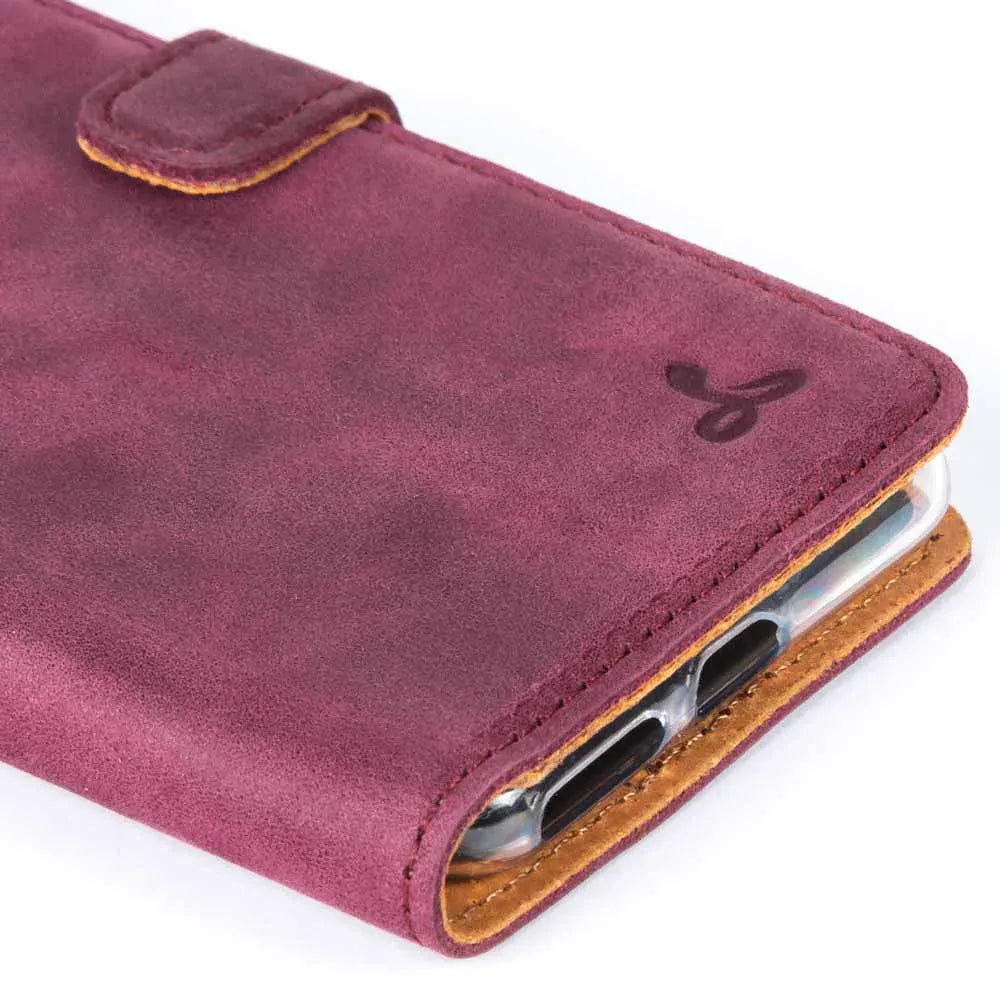 Snakehive Vintage Wallet Google Pixel 3 - Vintage Leather Wallet Phone Case Vintage Leather Wallet Case for Google Pixel 3