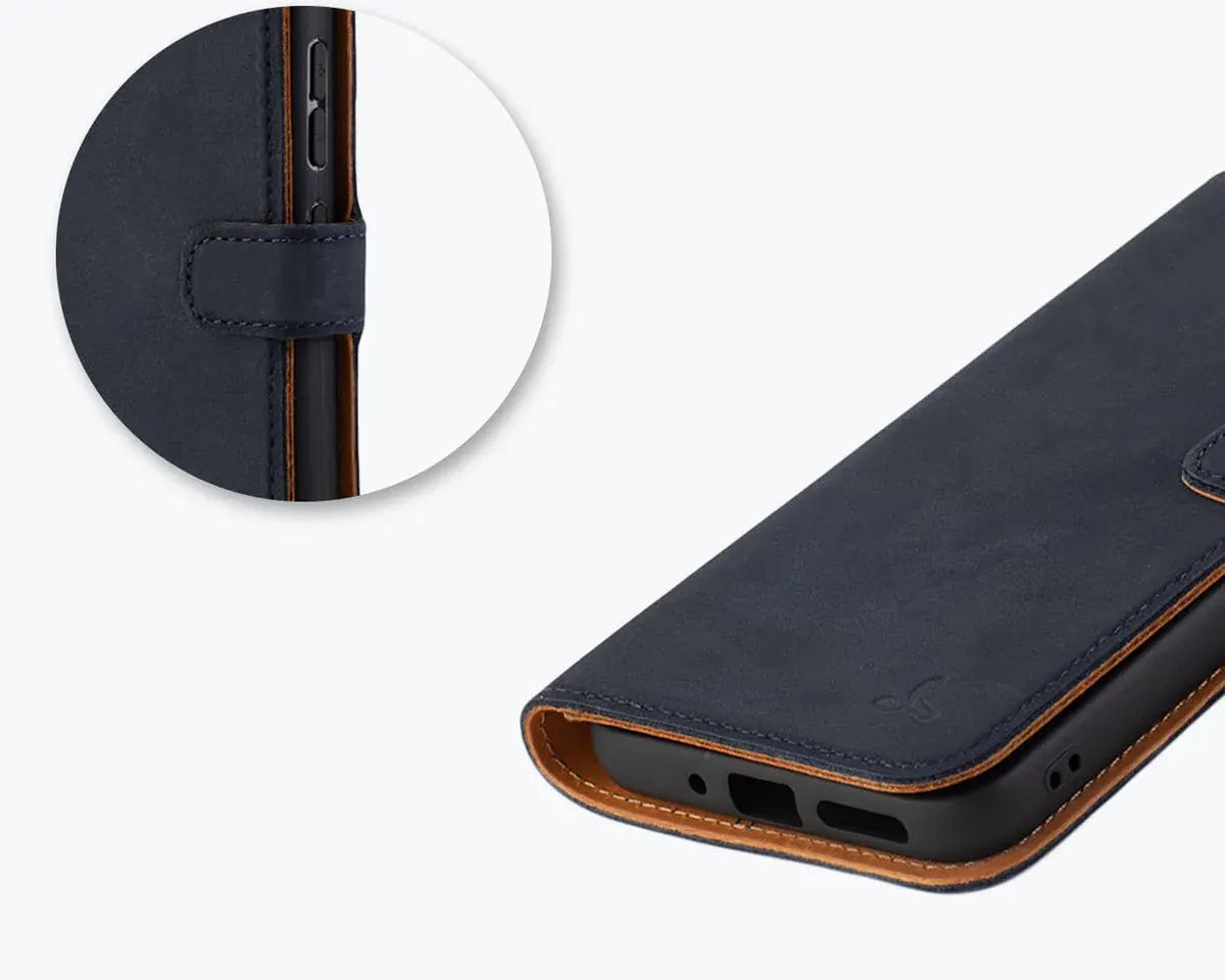 Snakehive Vintage Wallet Samsung Galaxy S24 FE - Vintage Leather Wallet Phone Case Vintage Leather Wallet Case for Samsung Galaxy S24 FE