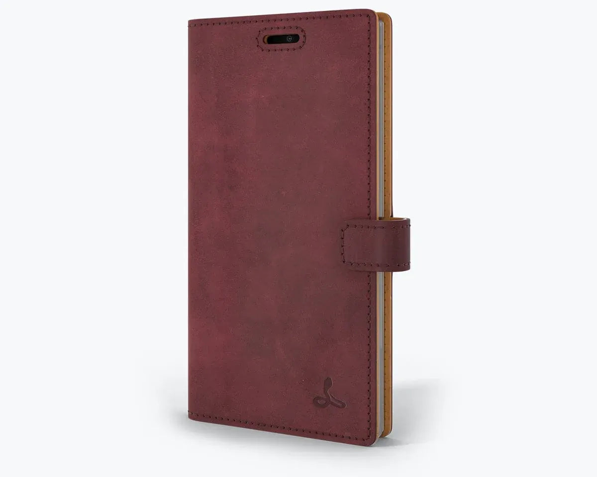 Snakehive UK Vintage Wallet Samsung Galaxy Note 10 - Vintage Leather Wallet Phone Case Vintage Leather Wallet Case for Samsung Galaxy Note 10