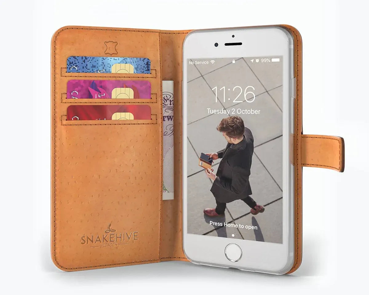Snakehive Vintage Wallet Apple iPhone 6/6S - Vintage Leather Wallet Phone Case (Two Tone) iPhone 6/6S | Vintage Two Tone Leather Wallet | Snakehive